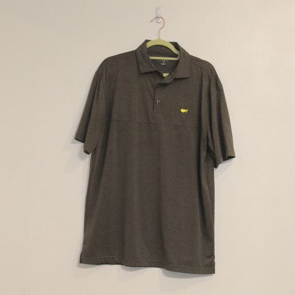 Masters Tech Gray Short Sleeve Polo Sz M - Picture 1 of 10